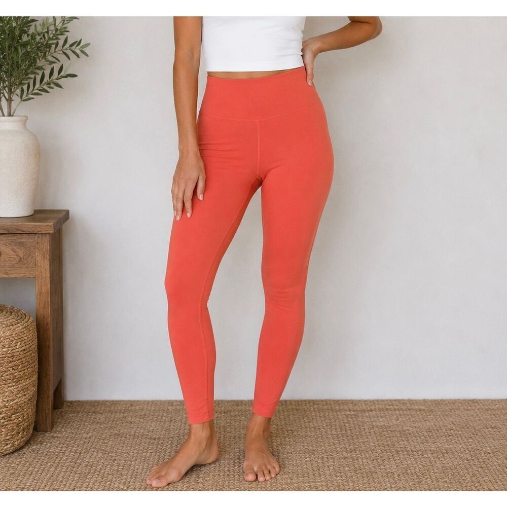 Lululemon Coral High Rise Leggings Size 0 Full Length Yoga Pants
